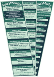 3 Bilingual Bookmarks double-sided with Instructions for Gardeners: vocabulary, Chores.  English - Spanish