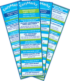 17 Bilingual Bookmarks double-sided for Health Care Providers - English - Spanish - 3 Medical History - 5 Physical - 4 emergency - 2 Condition and Illnesses - 1 Medical Profession - 1 Specialist - 1 Vital signs